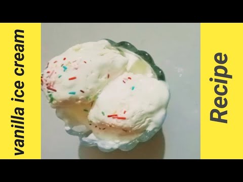 ঘরে তৈরি ভ্যানিলা আইসক্রিম রেসিপি //Homemade vanilla Ice-cream//Mehjabin nur vlog
