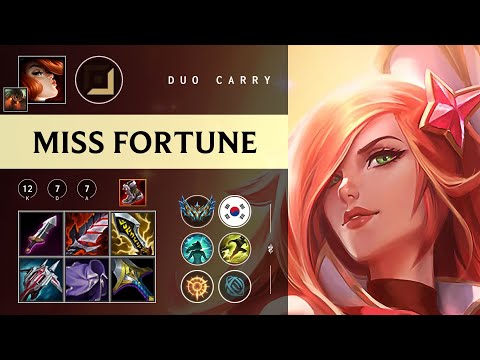 Miss Fortune ADC vs Ezreal - KR Challenger Patch 26.01