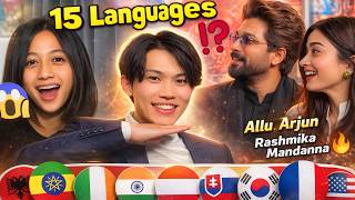 【神回】日本人が15言語話したら世界中が驚いた…インドのスーパースターまで😱