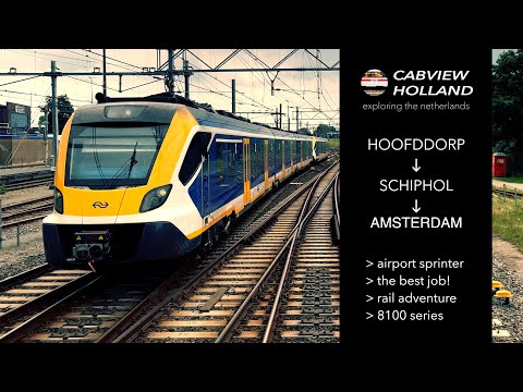 🇳🇱 Cabview: Driving the Schiphol Airport Sprinter: Hoofddorp - Amsterdam 14/7/2025