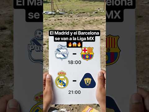 El Barcelona y el Madrid son enviados a la Liga MX