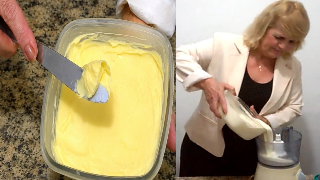 🧈 Manteiga de Leite Pura (Receita Caseira Completa) 💛 MARILENE SARAH FIALHO