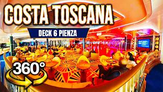 COSTA TOSCANA | Deck 6 Pienza | 360° VR Cruise Ship Tour