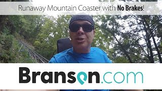 Clay Cooper rides the Runaway Mountain Coaster! Video
