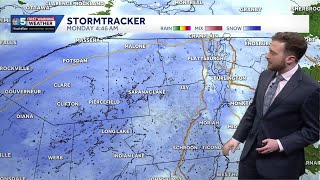 Snow continues Monday morning in Vermont, New York (1-26-25)