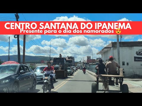 CENTRO DE SANTANA DO IPANEMA VÉSPERA DIA DOS NAMORADOS #santanadoipanema 