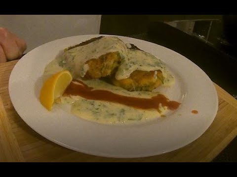 Pilchard Fishcakes & Parsley Sauce
