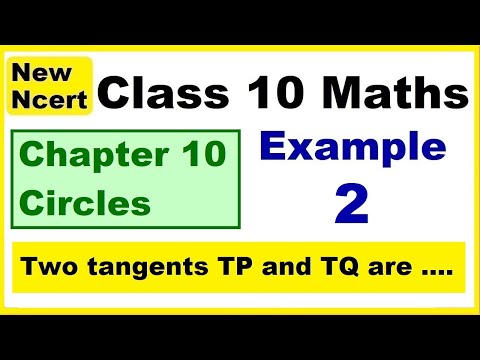Class 10 Maths | Chapter 10 | Example 2 | Circles | NEW NCERT | Ranveer Maths 10