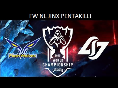 FW NL Jinx Pentakill | FW vs CLG Group Stage Week 2 Day 1 | 10/8/2015