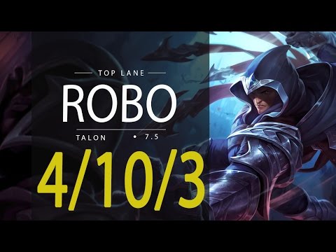 LOL ProTV - Robo -  TALON TOP vs KLED (11/03/2017)