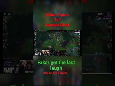 Faker Sylas 1v1 Jensen Akali #fakerhighlights #lolworlds #FranKeystoneGaming