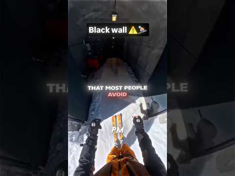 The Most INSANE Ski Slope In The Entire World!?😨⛷️ | Black Wall