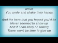 Rilo Kiley - Three Hopeful Thoughts Lyrics
