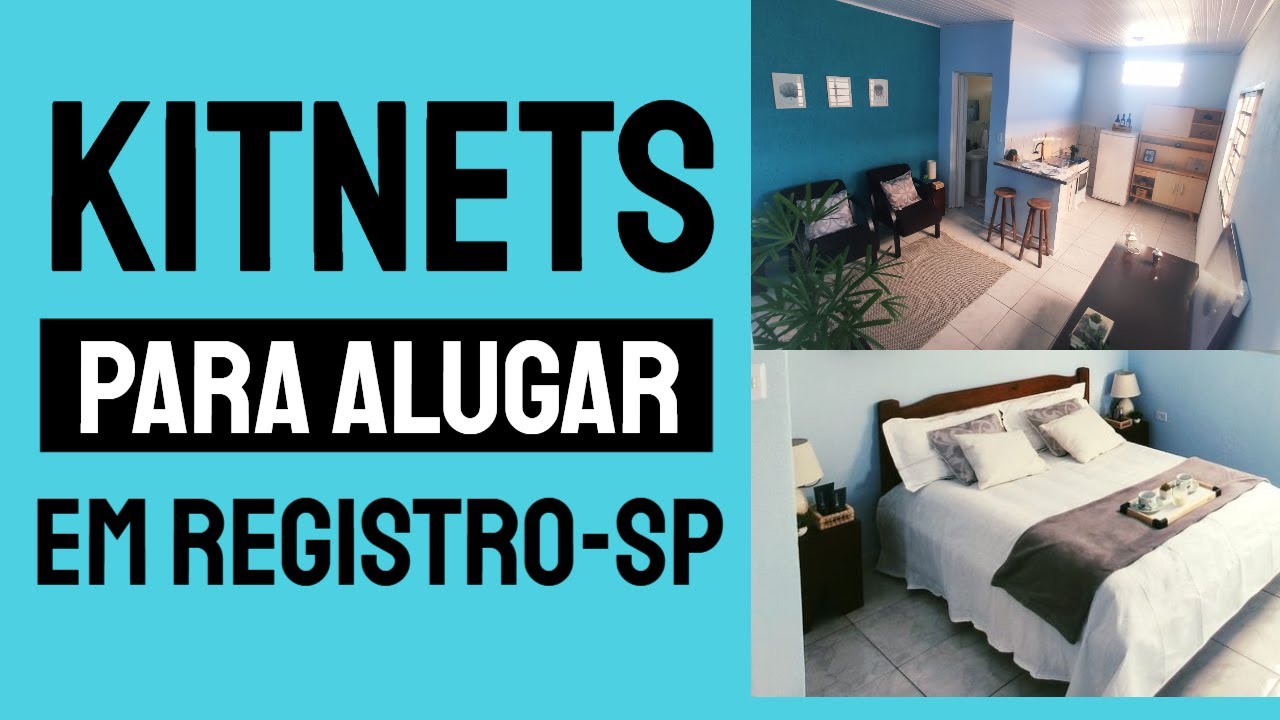 Kitnet Mobiliada ou Sem Mobília em Registro SP para alugar - Direto com o Proprietário