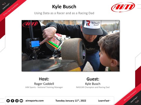 3-2 Kyle Busch - Using Data as a Racer and as a Racing Dad - Live Webinar on 1/11/22