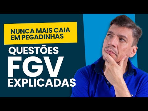 QUESTÕES DE LÍNGUA PORTUGUESA | BANCA FGV