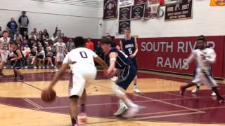 GMC Hoops Highlights--March 2, 2016--#10 Henry Hudson @ #2 So. River--CJ Group 1 Elite Eight