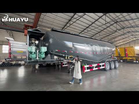 👏45 cubic meter bulk cement tank trailer ready for shipment!