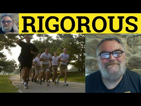 🔵 Rigorous Meaning - Rigour Defined - Rigor Defined - Essential GRE Vocabulary - Rigorous