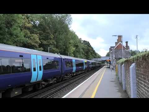 (HD) DRS 68002 & 68004 pass West Malling working 6M95 - 9/9/19