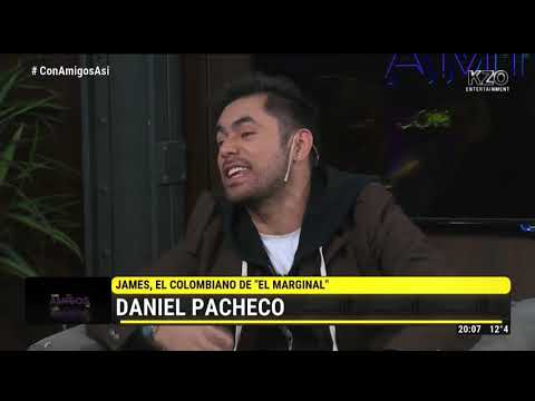 THIS IS HOW DANIEL PACHECO WAS CASTED TO PLAY "COLOMBIA" IN EL MARGINAL