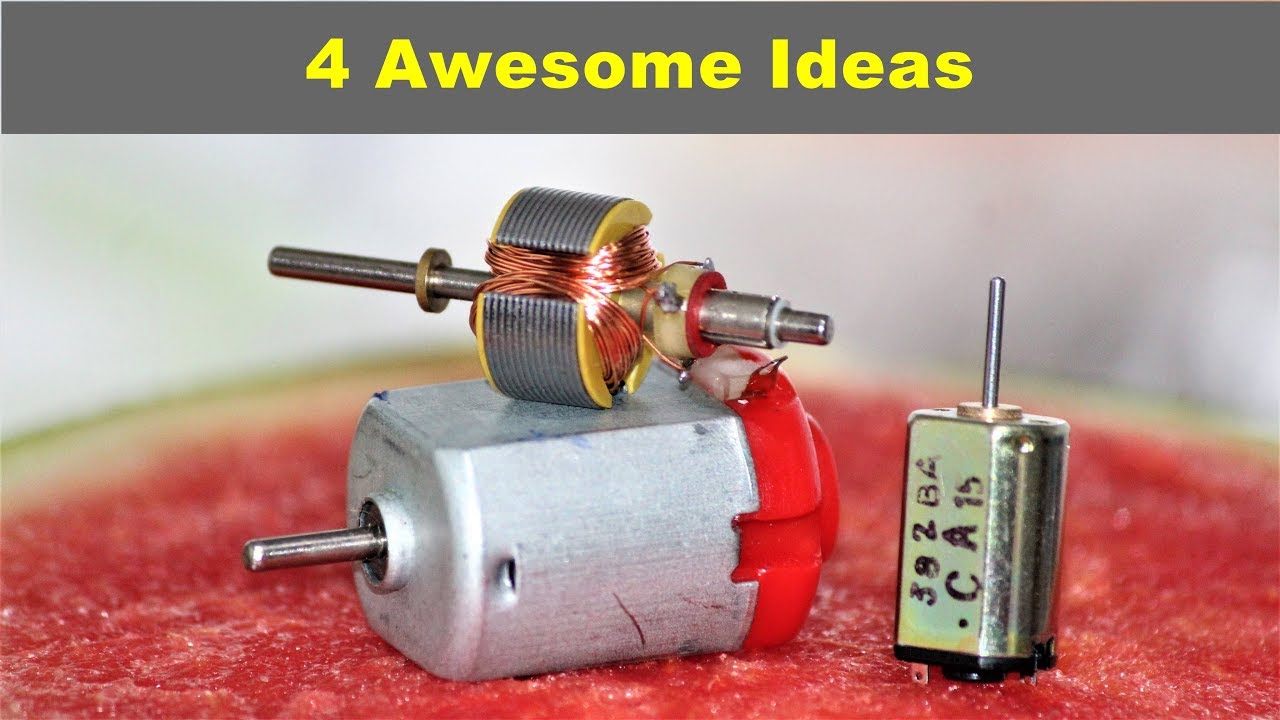 4 Awesome DC Motor project compilation