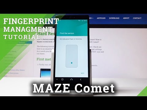 How to Add Fingerprint to Maze Comet - Screen Protection Method