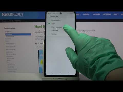 How to Change Vibration Pattern in LG K62 Plus – Customize Vibration