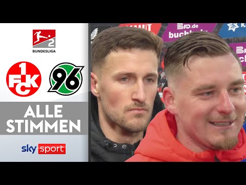 ALLE STIMMEN | 1. FC Kaiserslautern - Hannover 96 | 2. Bundesliga Interviews 2025/26