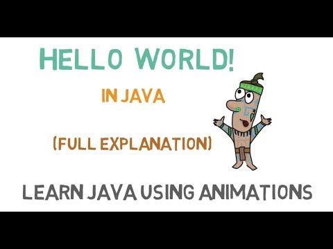8 - HelloWorld in Java (Explained everything)