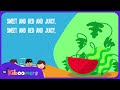 Watermelon Fruit Lyric Video The Kiboomers Preschool Songs Nursery Rhymes About Food