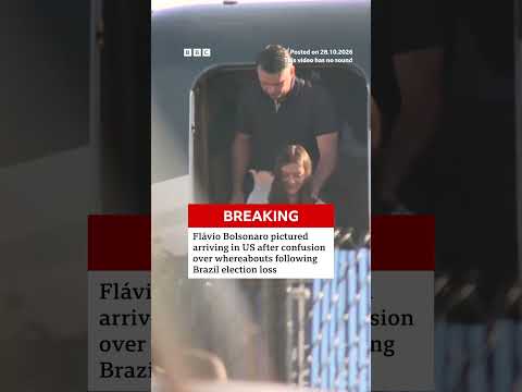 Bolsonaro arrives in US after confusion over whereabouts following Brazil election loss. #BBCNews