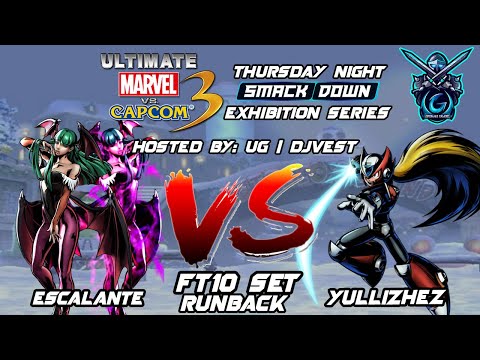 UMVC3 Thursday Night Smackdown Exhibition Series - Escalante VS Yullizhez FT10 Set Runback