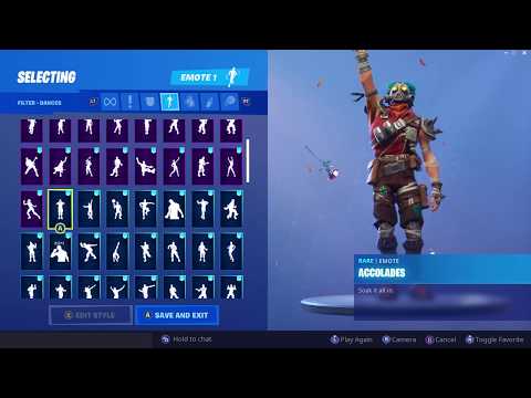 RUCKUS SKIN SHOWCASE WITH ALL FORTNITE DANCES & EMOTES