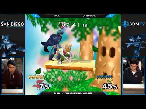 LSSD 155 - Venelox (Fox) vs. Quixotic (Marth) - SSBM WR3 - Smash Melee