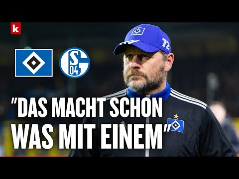 Video Thumbnail: Vor dem "Krisen-Klassiker": Baumgart will Meffert "auf den Platz prügeln" | HSV - Schalke