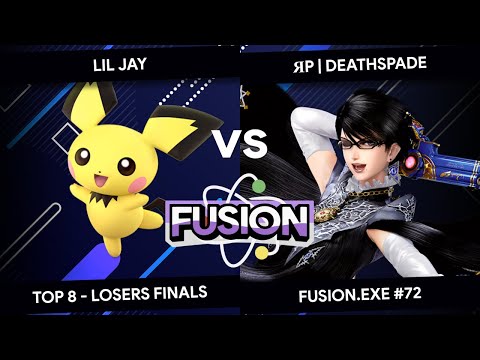 Fusion.exe #72 - Lil Jay (Pichu) vs ЯP Deathspade (Bayonetta) - Top 8 - Losers Finals