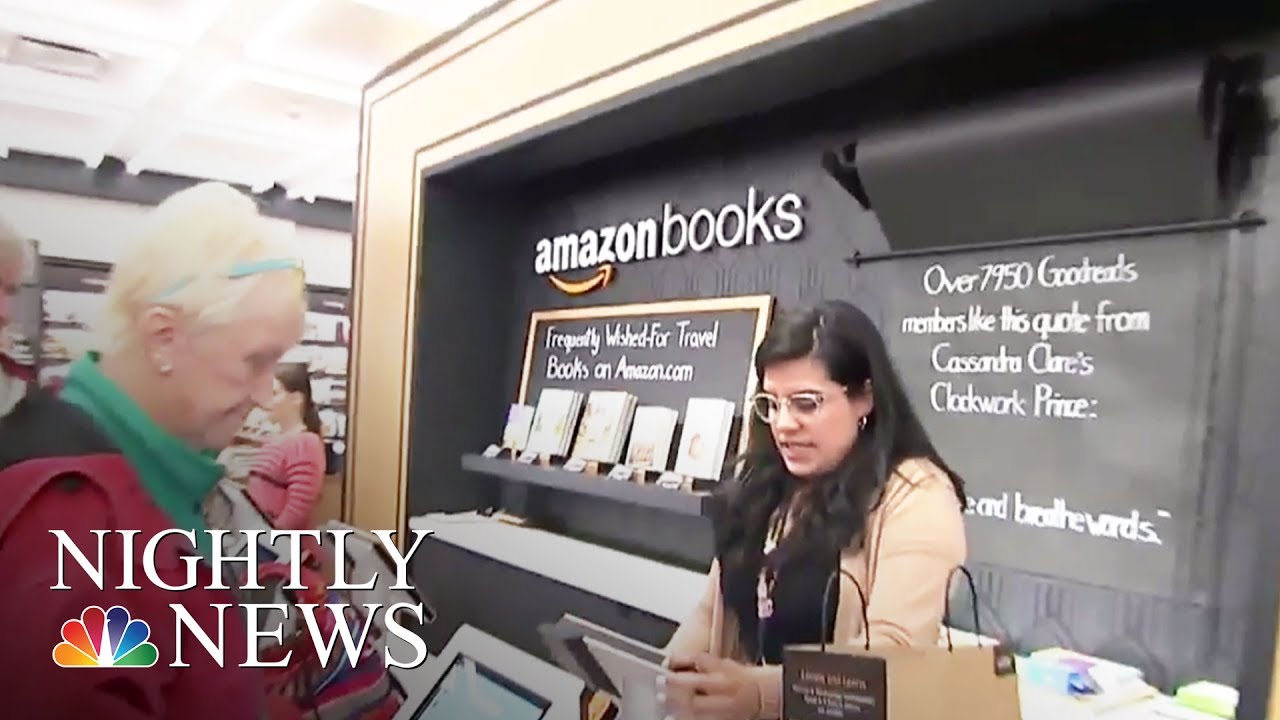 Amazon Opens First New York City Brick-And-Mortar Book Store | NBC Nightly News