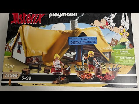 Unboxing Playmobil 71266 Asterix und Obelix Haus von Verleihnix / auspacken und aufbauen