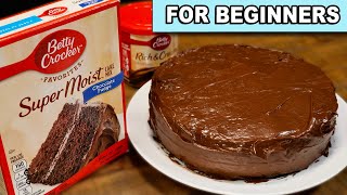 How To Make a Cake with Betty Crocker Cake Mix