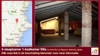 preview picture of video '3-slaapkamer 1-badkamer Villa te Koop in La Font De La Figuera, Valencia, Spain'