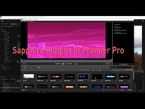 How To Use Boris Fx Sapphire Plugins In Premier Pro