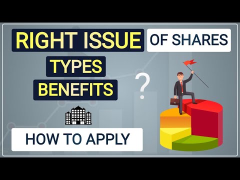 Right Issue of Shares | Types | Benefits | How to Apply | Hindi