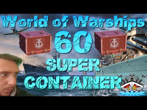 BOAH!!! 60 SUPERCONTAINER!!! OPENING in World of Warships
