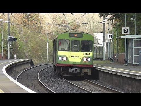 8300 Class Dart Train number 8324 - Shankill Station, Dublin