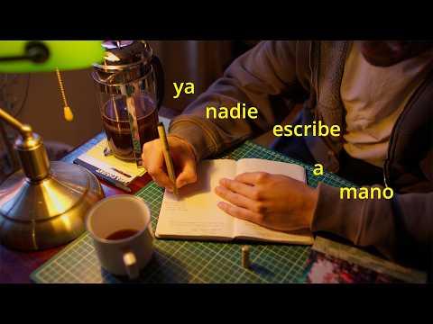 el arte (perdido) de la escribir a mano