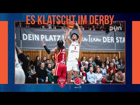 Highlights: Fitness First Würzburg Baskets - BMA365 Bamberg Baskets (Saison 2025/26 | Dyn Basketball