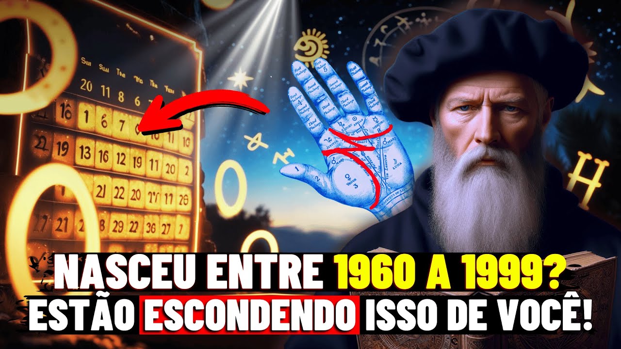 Nostradamus REVELOU: Se Você Nasceu Entre 1960 e 1999, Veja Isso Agora! - A GRANDE PROFECIA!