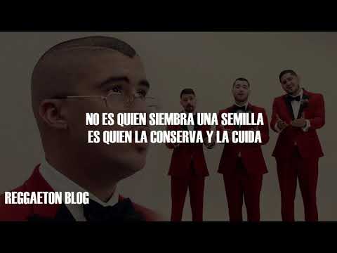 Bad Bunny - Flor Ft Los Rivera Destino (Con Letra) 2019