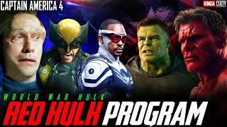 Captain America 4: The Villains Behind the Red Hulk Program set up World War Hulk + New X-Men Leaks